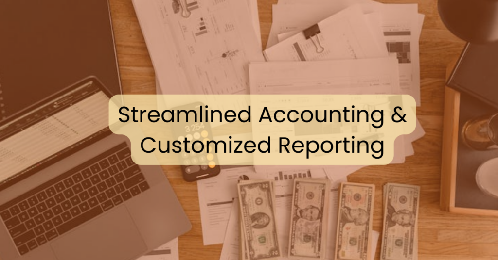 Campsite offers streamlined accounting and customized reporting