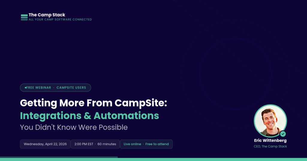 Campsite integrations webinar featured image